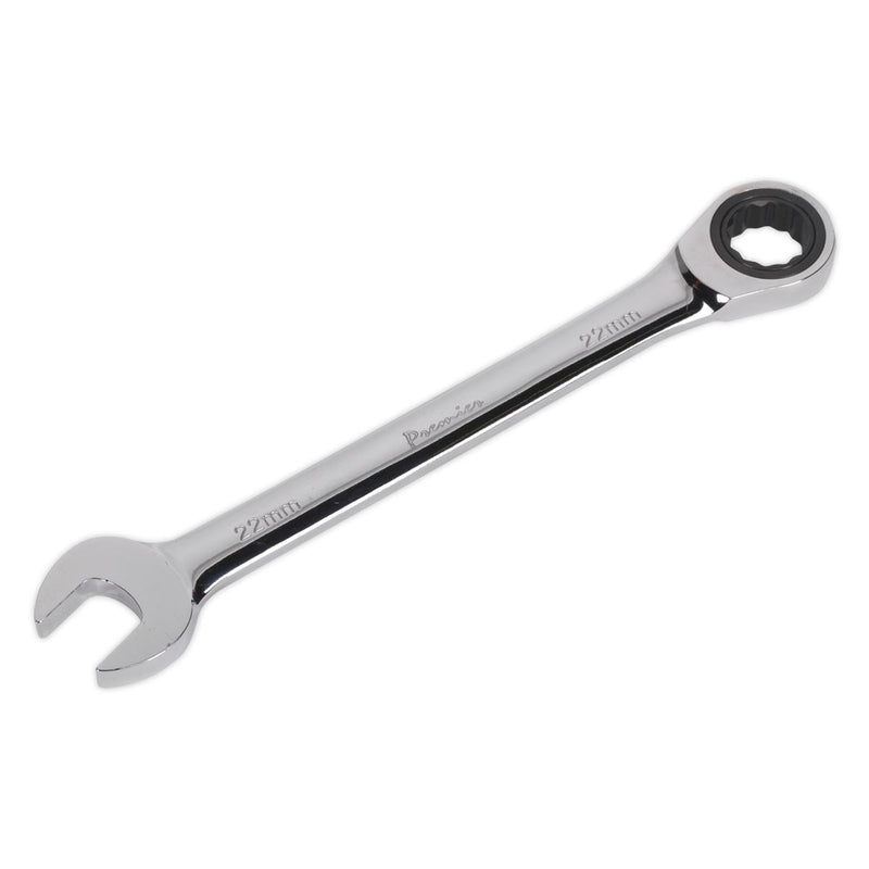 Sealey Premier Combination Ratchet Spanner 22mm RCW22