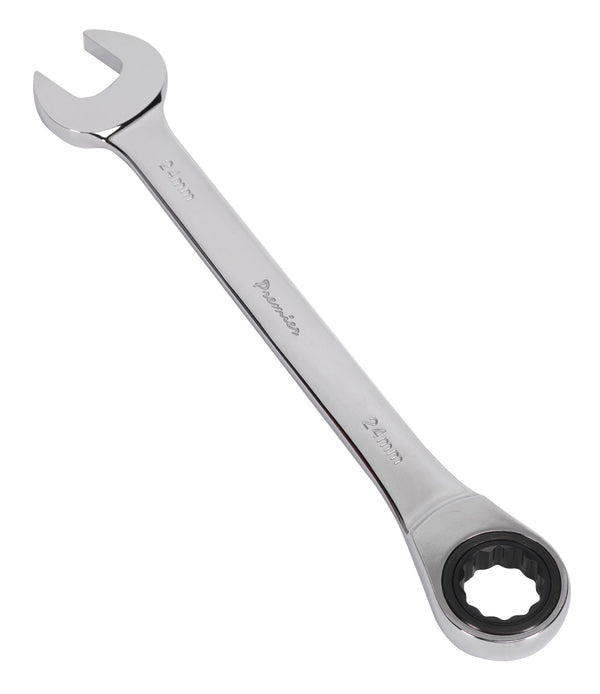 Sealey Premier Combination Ratchet Spanner 24mm RCW24