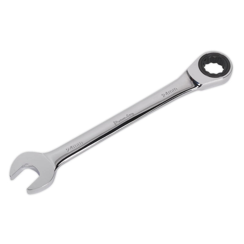 Sealey Premier Combination Ratchet Spanner 24mm RCW24