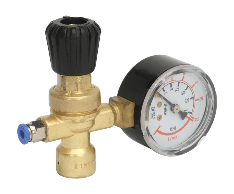 Sealey Disposable Cylinder MIG Gas Regulator 1-Gauge REG/MMG