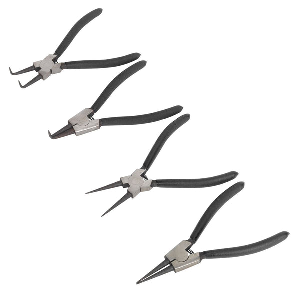 Sealey S01058 Circlip Pliers Set 4pc Internal/External