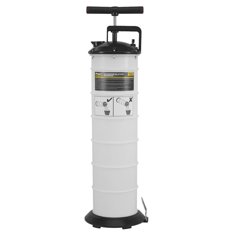 Sealey Manual Vacuum Oil & Fluid Extractor Pump 6.5L S01169