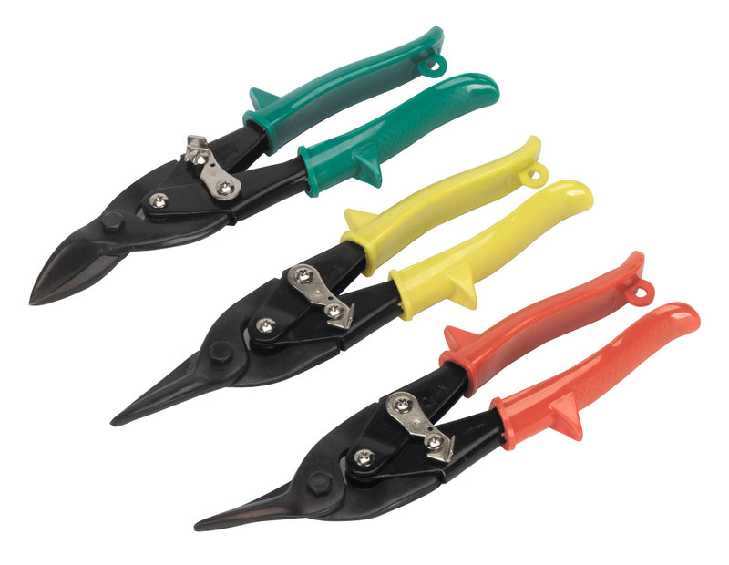 Sealey S0468 Aviation Tin Snips Set 3pc