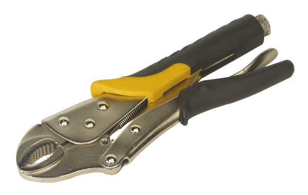 Sealey S0568 Soft Grip Locking Pliers 250mm Curved Jaw