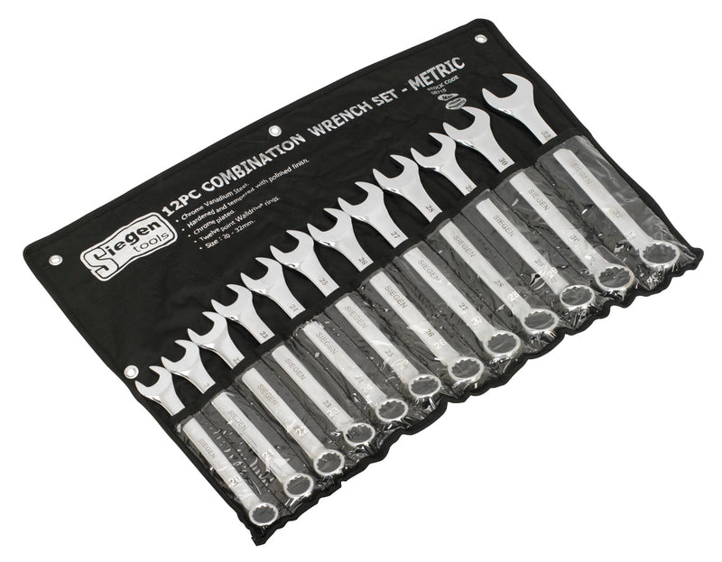 Sealey S0715 Combination Spanner Set 12pc Jumbo Metric