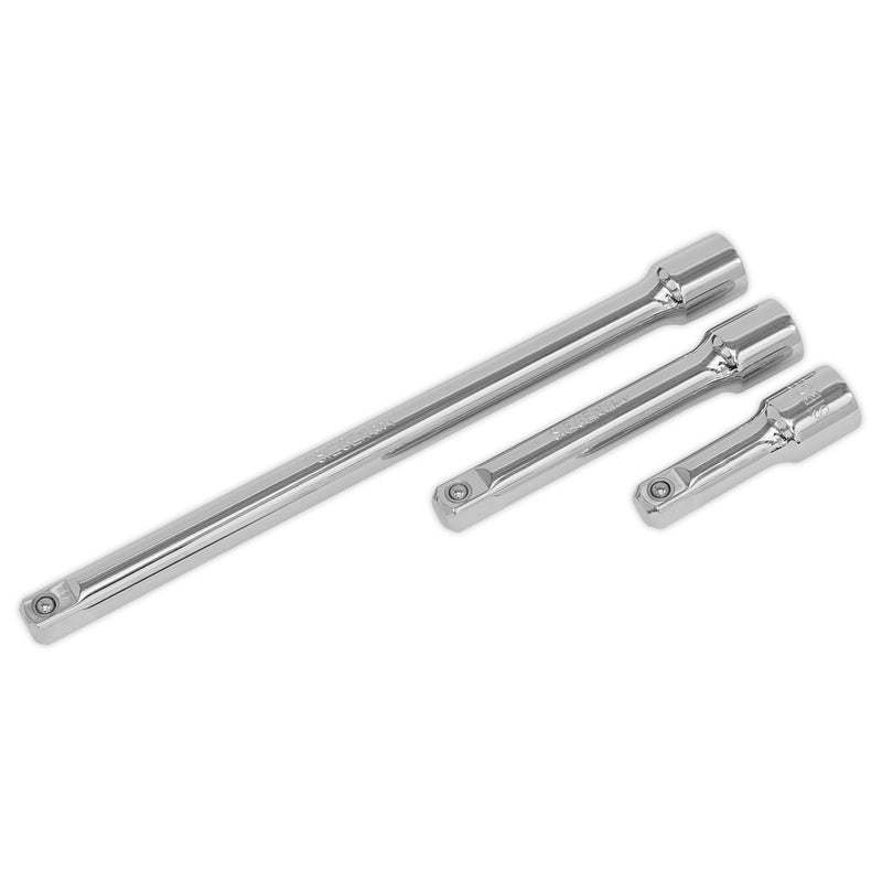 Sealey Siegen Extension Bar Set 1/2"Sq Drive 3pc S0720