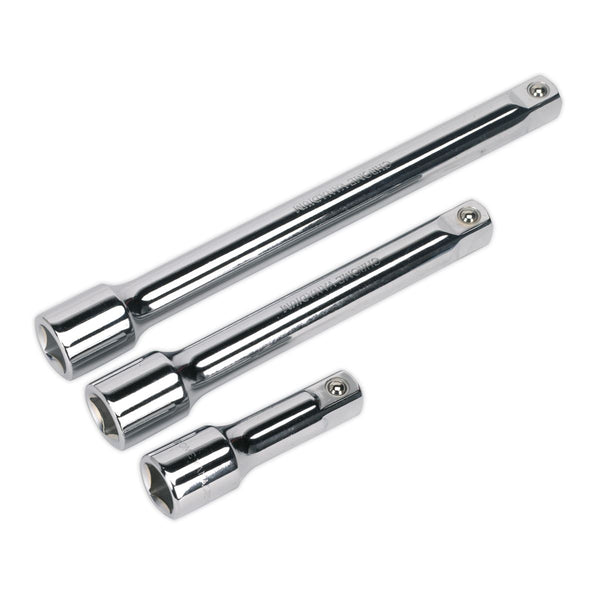 Sealey Siegen Extension Bar Set 1/2"Sq Drive 3pc S0720