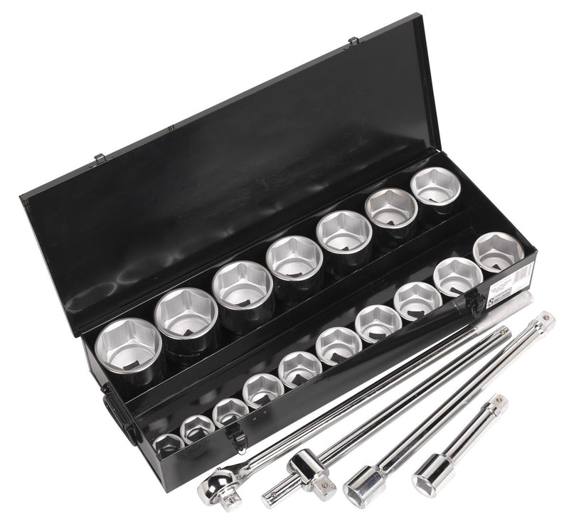 Sealey Siegen Socket Set 1"Sq Drive 21pc S0768