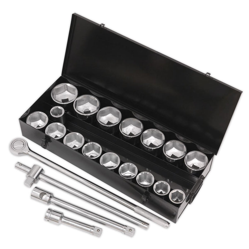 Sealey Siegen Socket Set 1"Sq Drive 21pc S0768