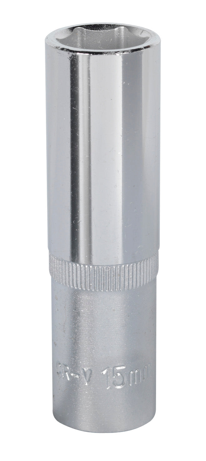 Sealey Premier Deep Socket 1/2"Sq Drive 15mm S1215D