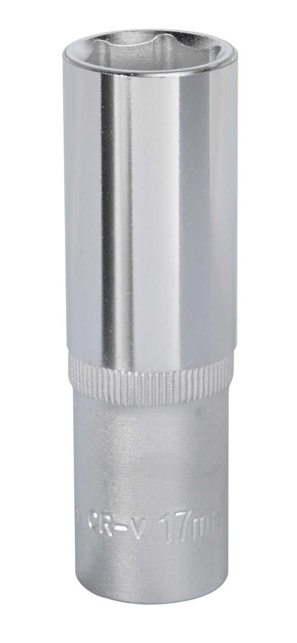 Sealey Premier Deep Socket 1/2"Sq Drive 17mm S1217D