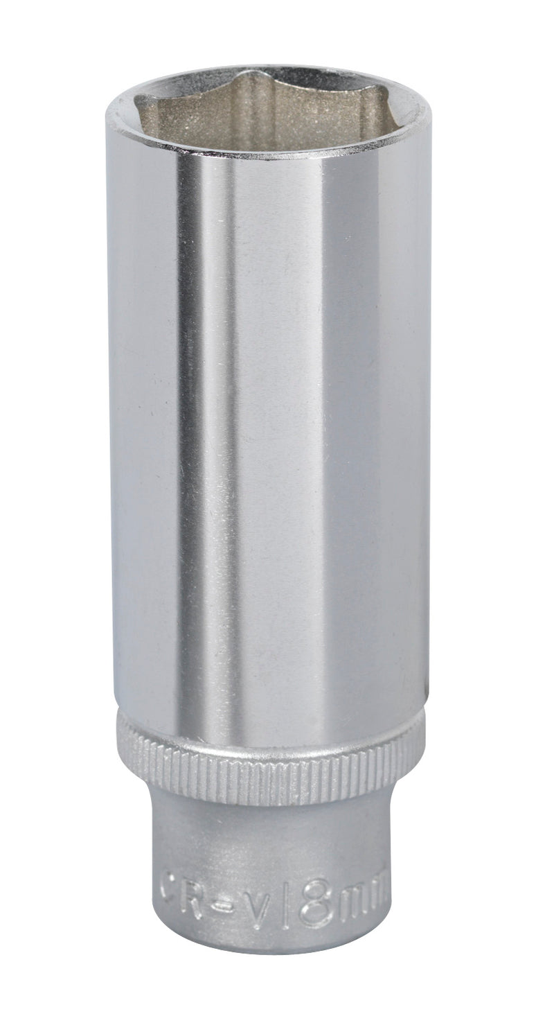 Sealey Premier Deep Socket 3/8"Sq Drive 18mm S3818D