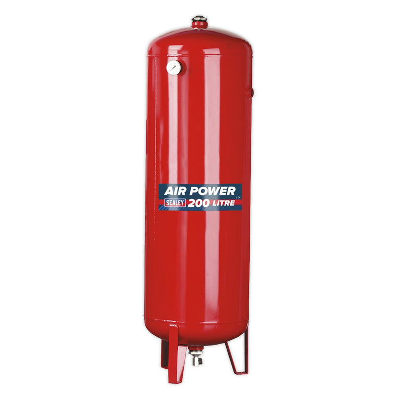 Sealey 200L Vertical Tank Air Compressor SA200T