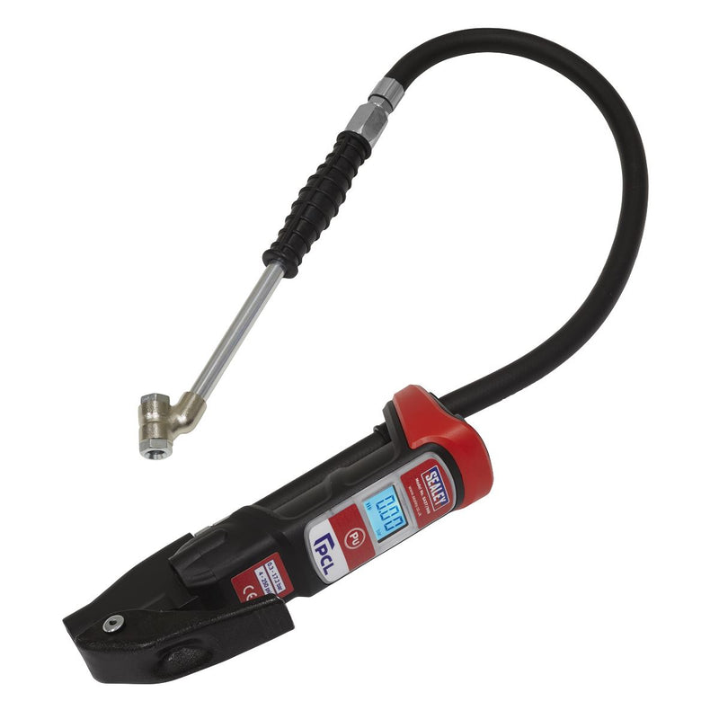 Sealey PCL Anodised Digital Tyre Inflator with Twin Push-On Connector SA37/96B