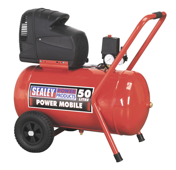 Sealey SA5025 Compressor 50ltr Direct Drive 2.5hp