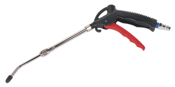 Sealey SA9243 Air Blow Gun Telescopic 215-305mm with Quick Release Connector