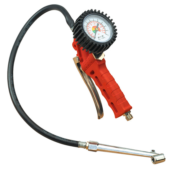 Sealey Tyre Inflator with Twin Push-On Connector SA9312