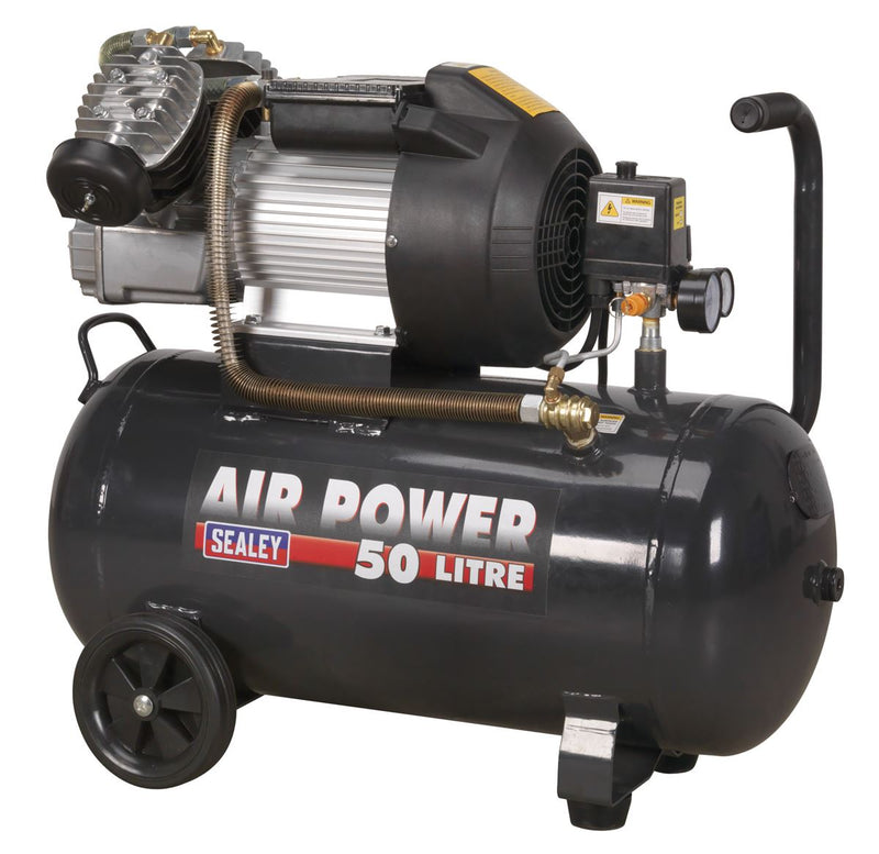 Sealey 50L V-Twin Direct Drive Air Compressor 3hp SAC5030VE