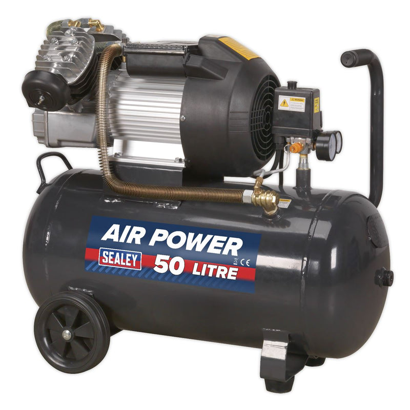 Sealey 50L V-Twin Direct Drive Air Compressor 3hp SAC5030VE