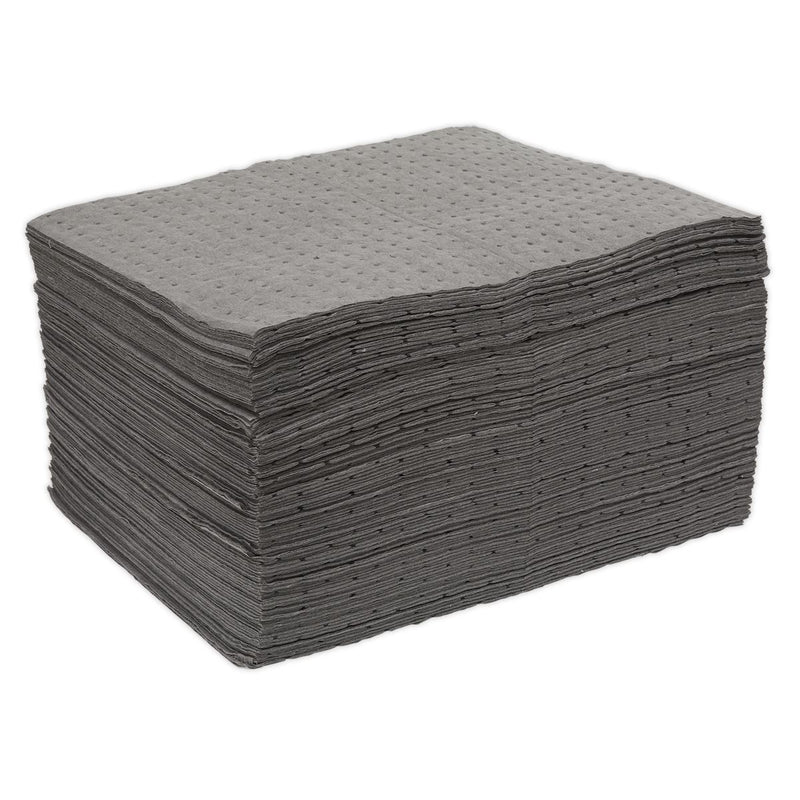 Sealey Spill Absorbent Pads - Pack of 100 SAP01
