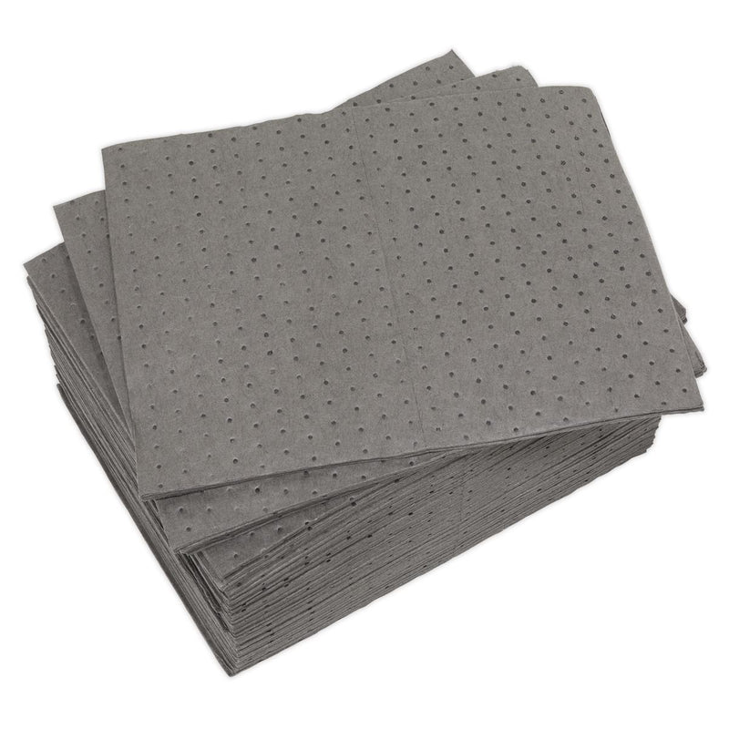 Sealey Spill Absorbent Pads - Pack of 100 SAP01