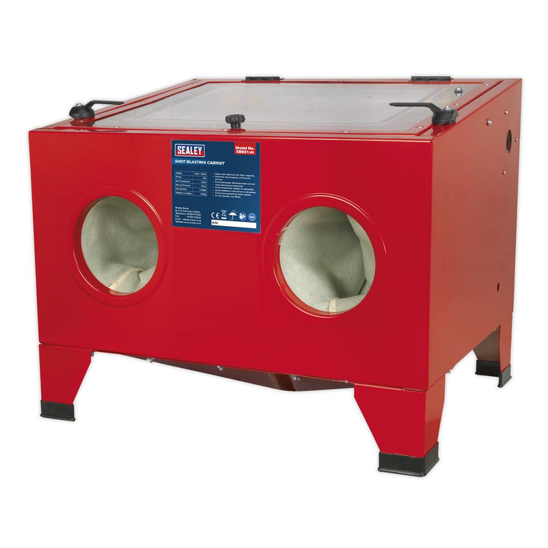 Sealey Shot Blasting Cabinet with Gun 640 x 490 x 490mm SB951