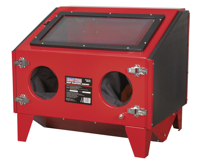 Sealey Shot Blasting Double Access Cabinet with Gun 695 x 580 x 625mm SB970