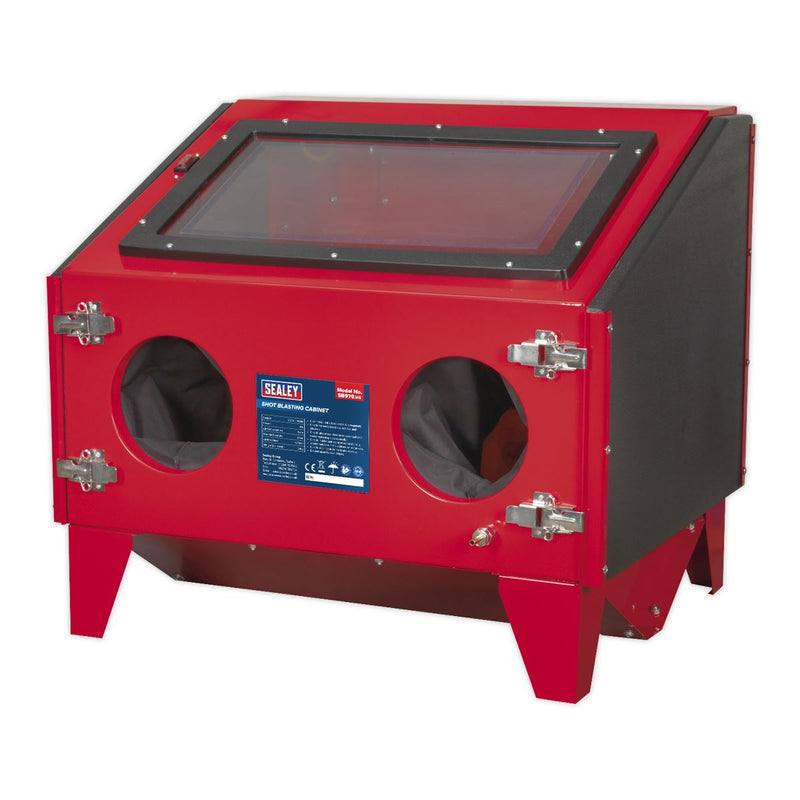 Sealey Shot Blasting Double Access Cabinet with Gun 695 x 580 x 625mm SB970