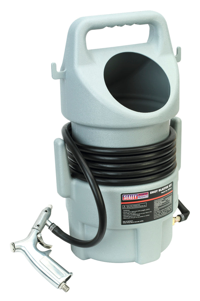 Sealey Portable Shot Blasting Kit 22kg Capacity SB993