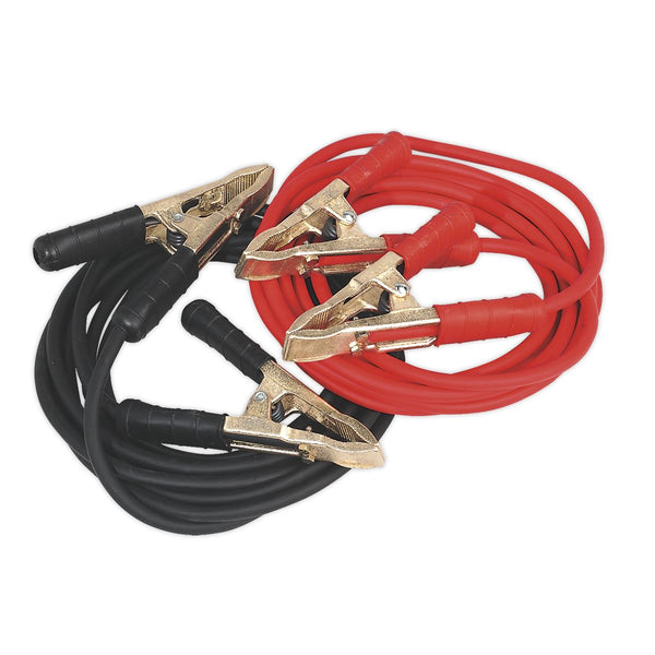 Sealey Booster Cables Extra-Heavy-Duty Clamps 25mm� x 5m Copper 650A SBC/25/5/EHD