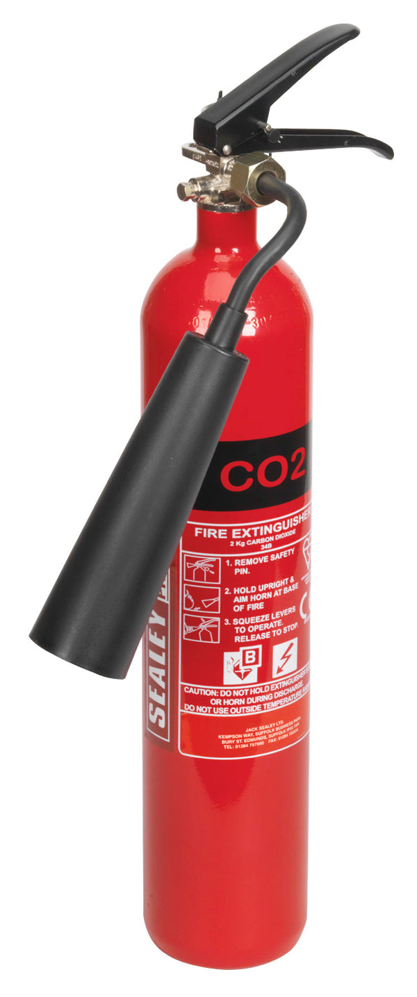 Sealey Carbon Dioxide Fire Extinguisher 2kg SCDE02