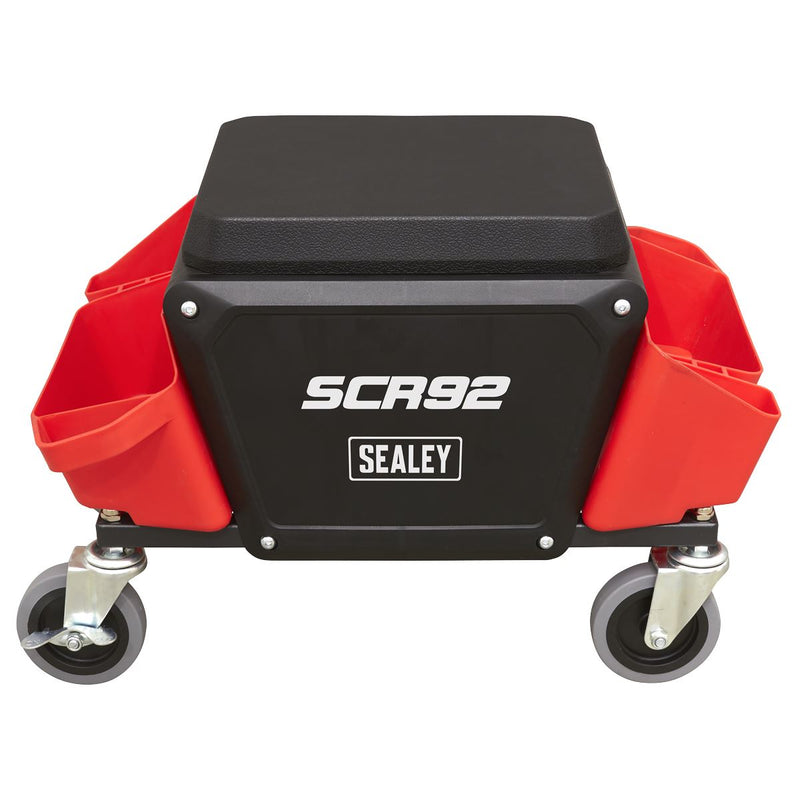 Sealey Creeper Seat Mechanic's Detailing Utility Tool Trolley Storage SCR92