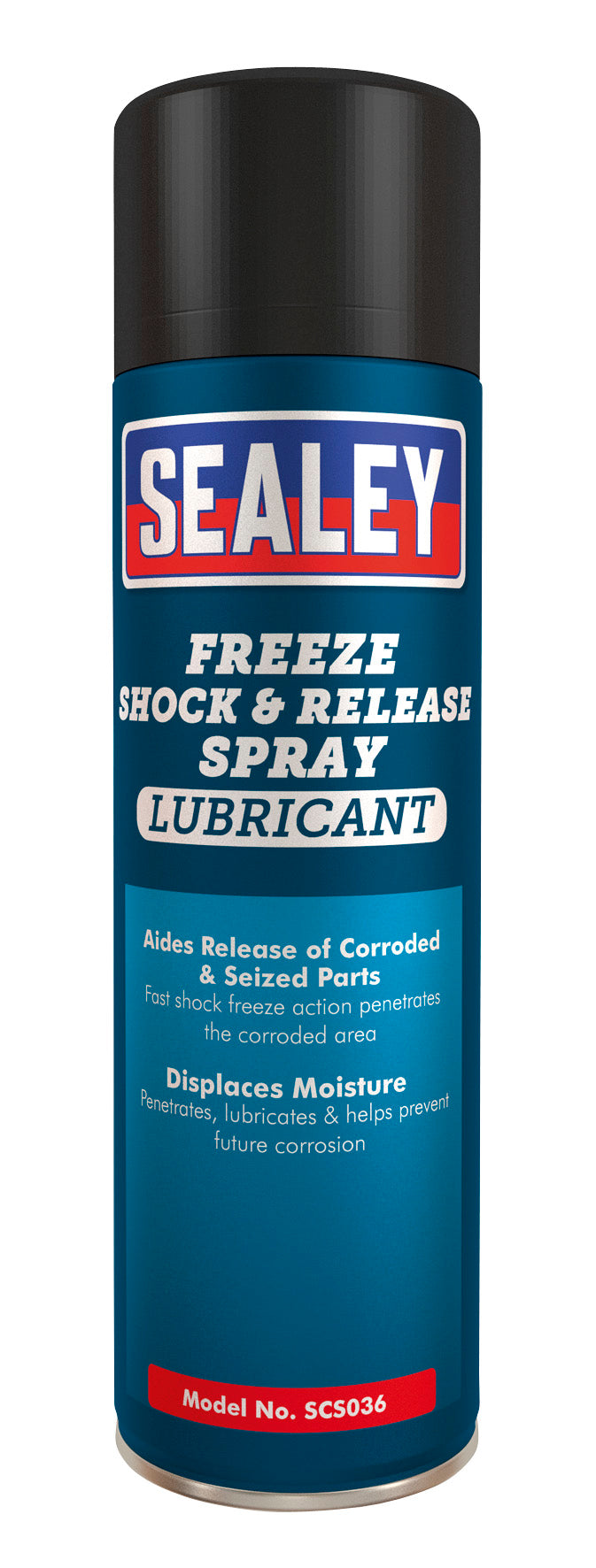 Sealey Freeze Shock & Release Spray Lubricant 500ml Pack of 6 SCS036