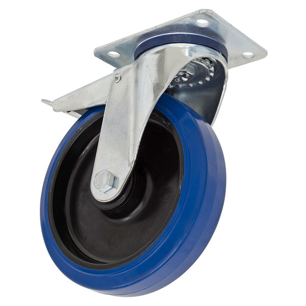 Sealey 200mm Castor Wheel with Swivel Plate & Total Lock SCW3200SPLEM