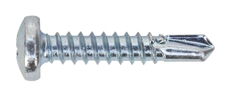 Sealey Zinc Plated Self-Drilling Pan Head Phillips Screw 4.8 x 25mm - Pack of 100 SDPH4825