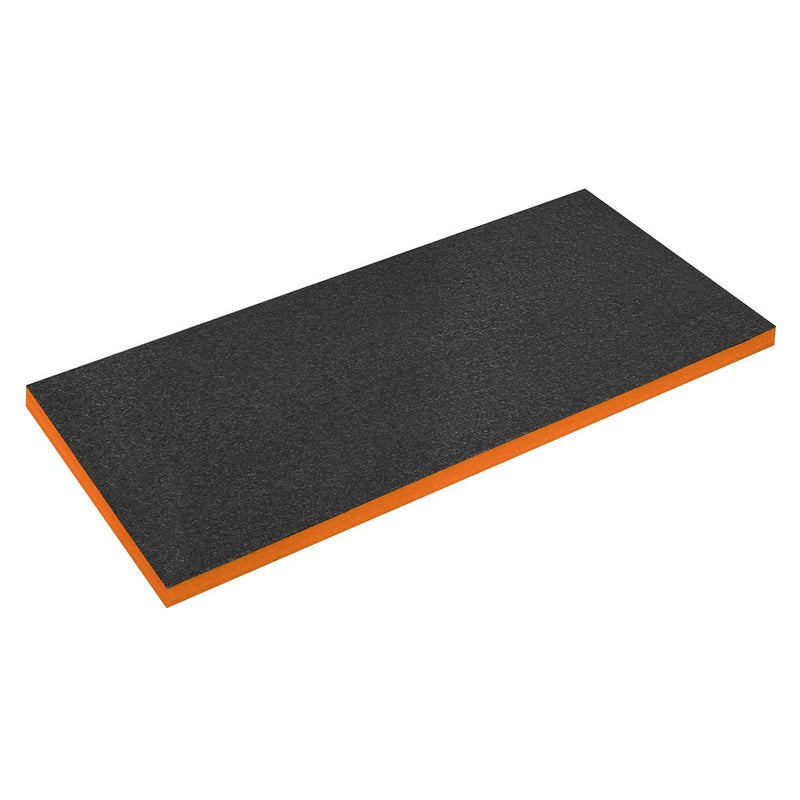 Sealey Easy Peel Shadow Foam&reg; 1200 x 550 x 50mm - Orange/Black SF50OR