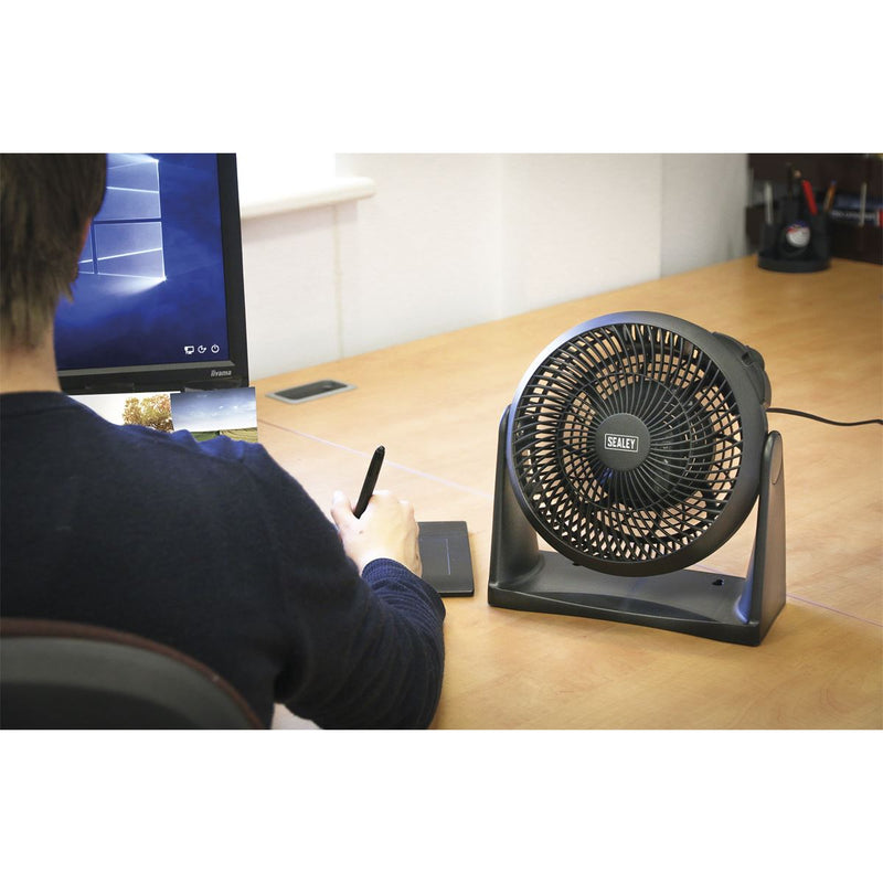 Sealey 3-Speed Desk/Floor Fan 8" 230V SFF08