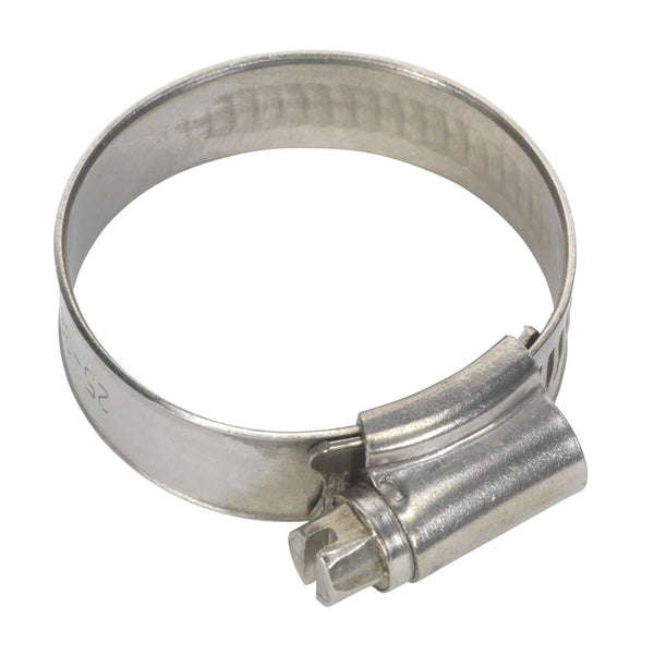 Sealey SHCSS1A Hose Clip Stainless Steel �25-38mm Pack of 10