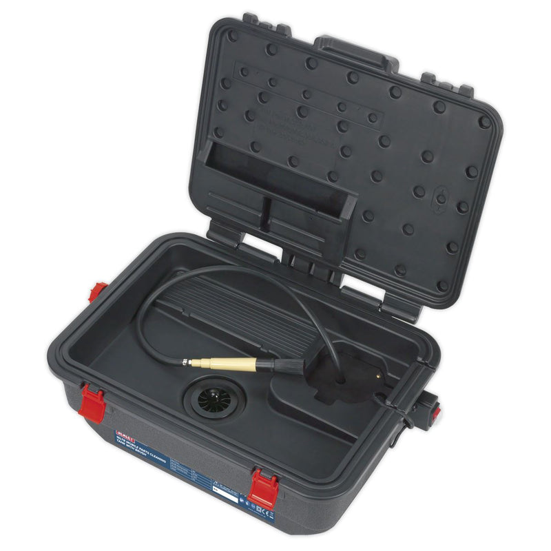 Sealey Mobile Parts Cleaning Tank with Brush 16L SM222