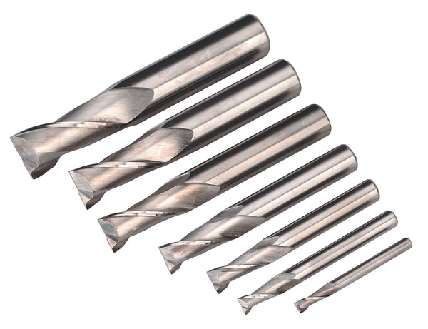 Sealey HSS End Mill Set 2 Flute 4-16mm SM2502EMSET