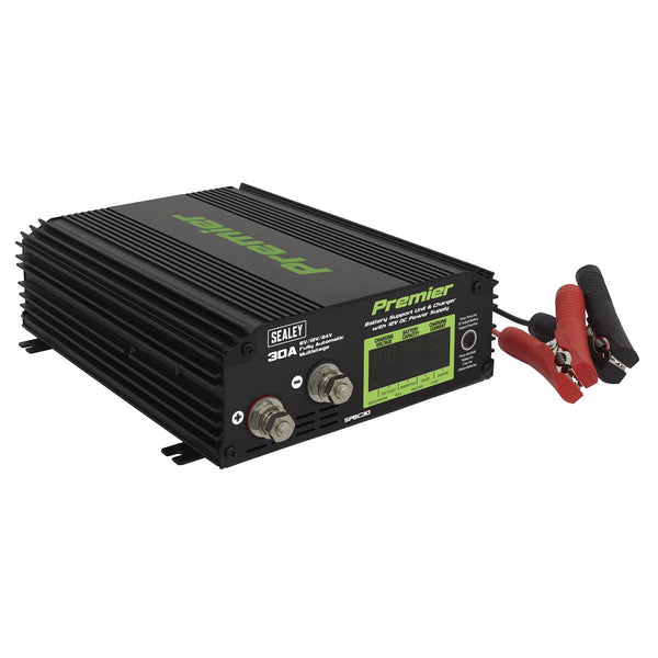 Sealey Premier Battery Support Unit Charger & Maintainer 30A SPBC30