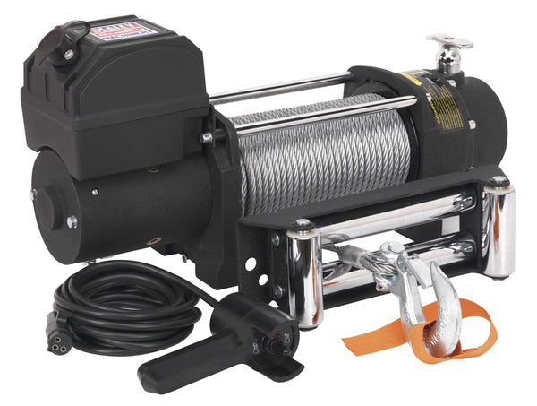 Sealey SRW2720 Self Recovery Winch 2720kg (6000lb) Line Pull 12V