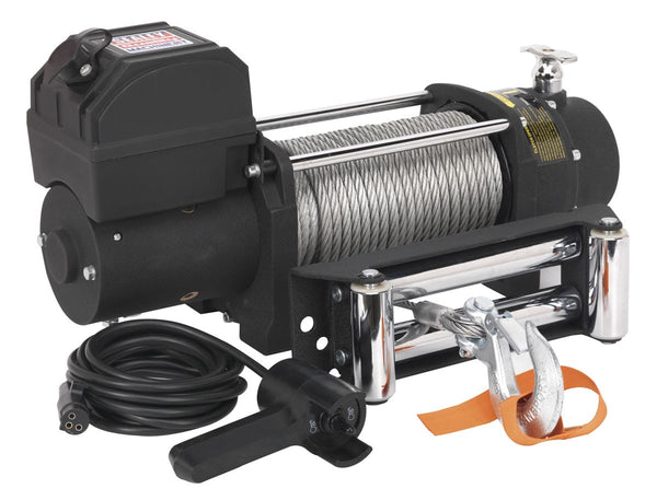 Sealey Self-Recovery Winch 4300kg (9500lb) Line Pull 12V SRW4300