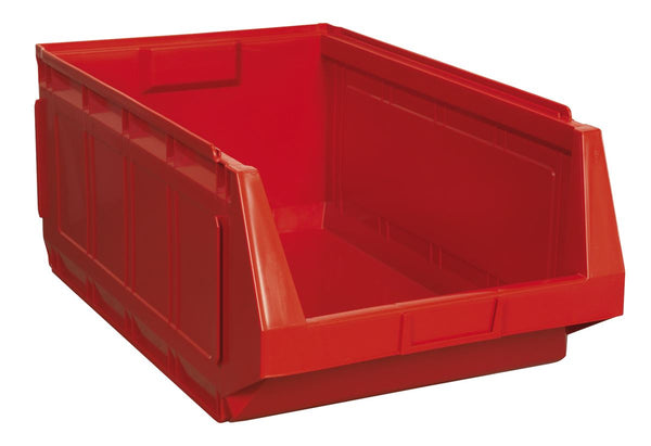 Sealey SSB01R Stackable Storage Bin 370 x 580 x 250mm - Red Pack of 4