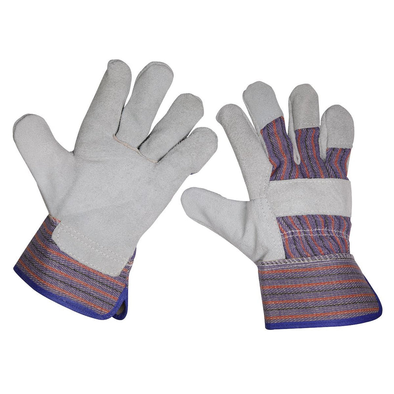 Sealey Worksafe&reg; Rigger's Gloves - Pack of 6 Pairs SSP12/6