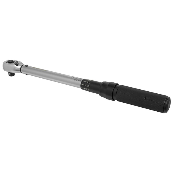 Sealey Premier Micrometer Style Torque Wrench 1/2"Sq Drive 40-210Nm STW400