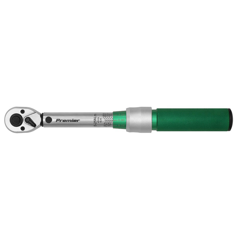 Sealey STW901 Torque Wrench Micrometer Style 1/4"Sq Drive 5-25Nm STW901 IN STOCK