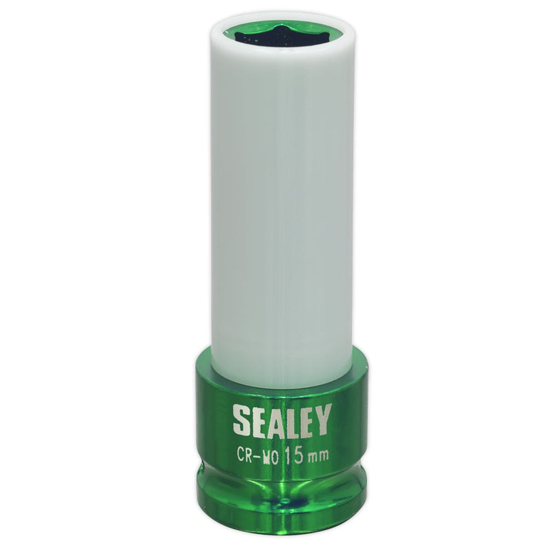 Sealey SX03015 Alloy Wheel Impact Socket 15mm 1/2"Sq Drive