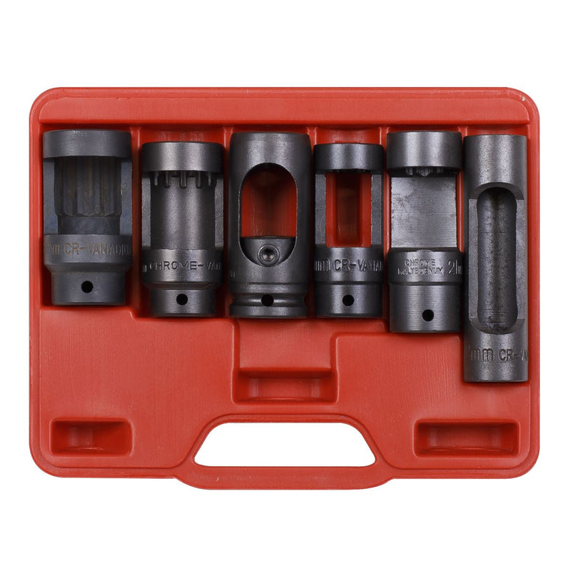 Sealey Diesel Injector Window Socket Set 1/2"Sq Drive 6pc SX0401