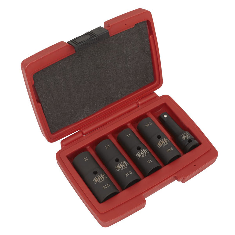 Sealey Double Ended Impact Socket Set 1/2"Sq Drive 5pc SX1820